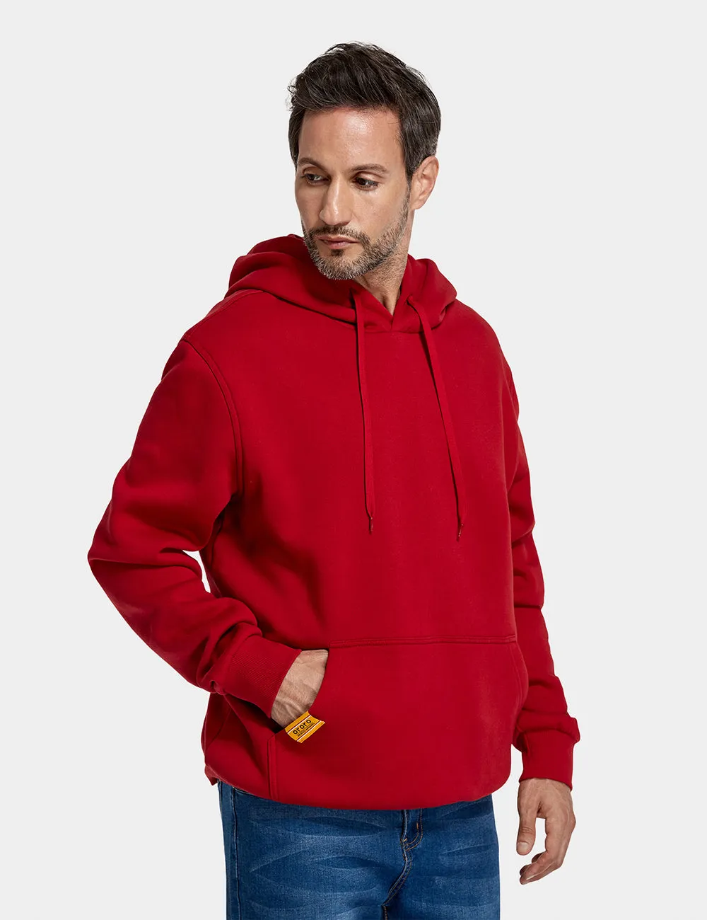 (Open-box) Unisex Heated Pullover Hoodie with Pocket Heating (Battery Set Not Included)