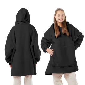 Oversized Blanket Hoodie - Thermal, Soft & Comfortable and Long Length Throw Hoodie