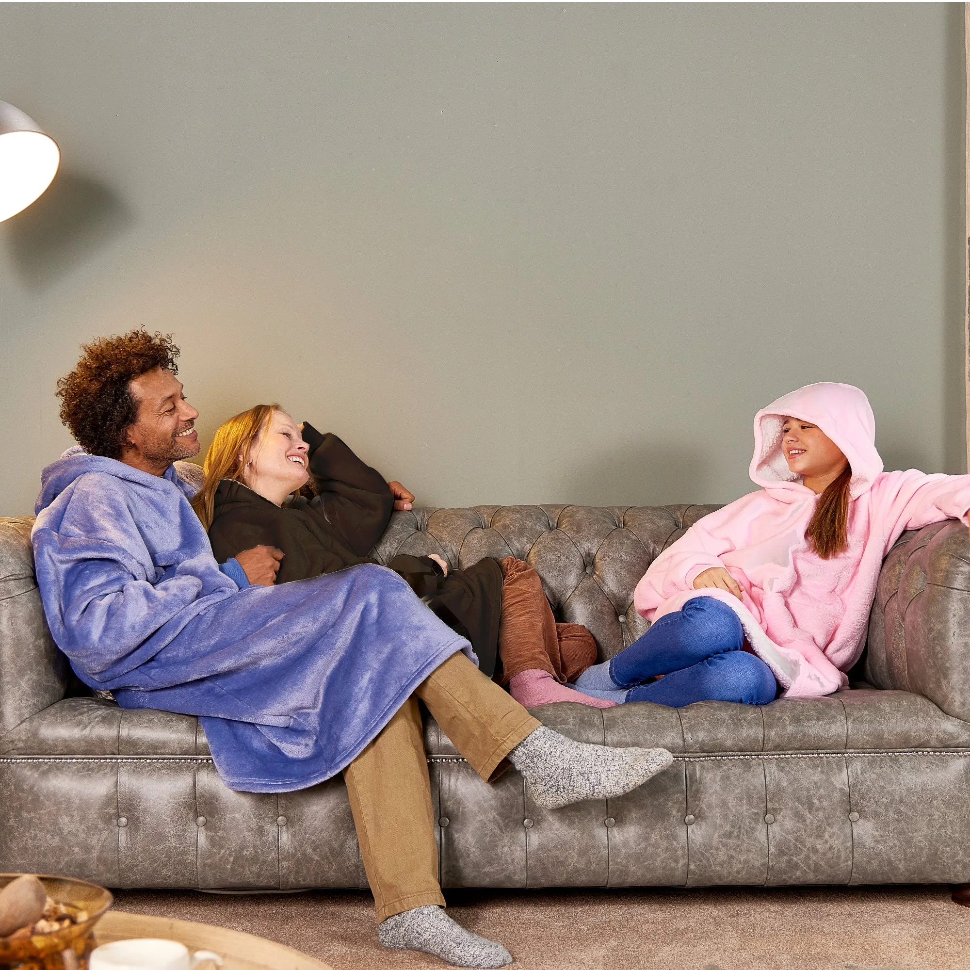 Oversized Blanket Hoodie - Thermal, Soft & Comfortable and Long Length Throw Hoodie