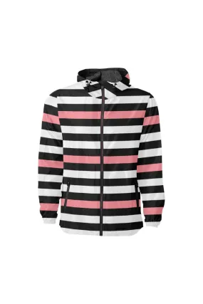 Pink Stripe Windbreaker