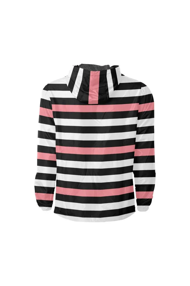 Pink Stripe Windbreaker