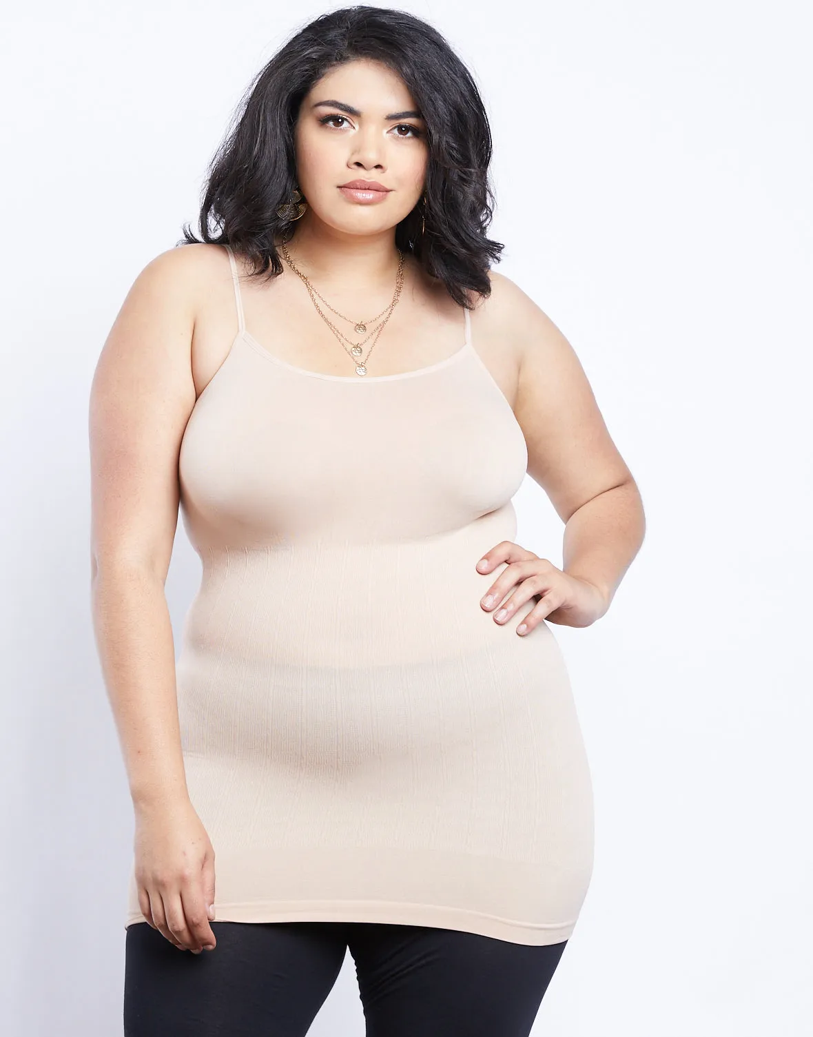 Plus Size Spandex Shaper Cami