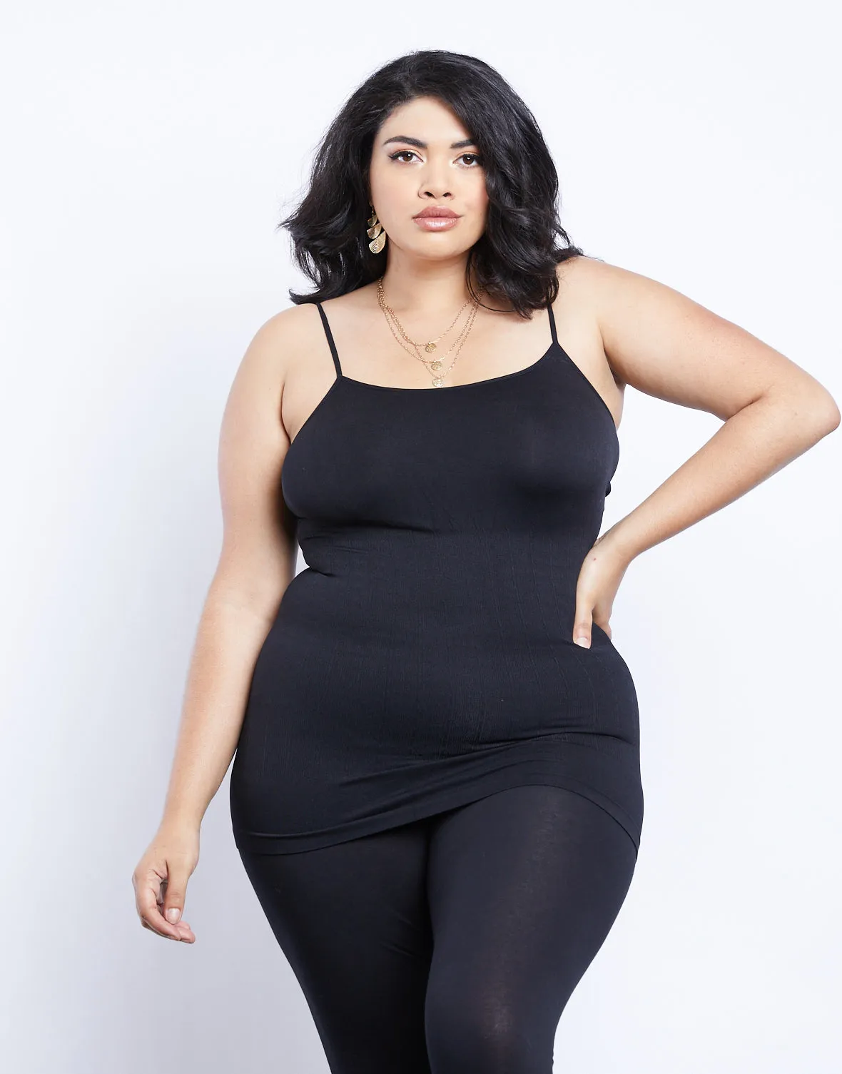 Plus Size Spandex Shaper Cami