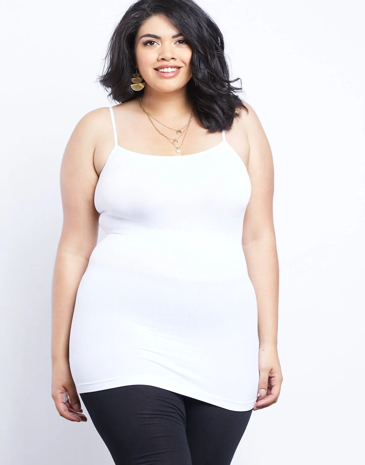 Plus Size Spandex Shaper Cami