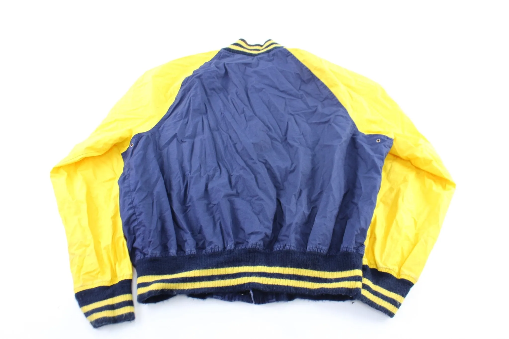 Polo by Ralph Lauren Navy Blue & Yellow Bomber Jacket