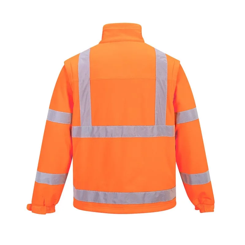 Portwest Hi Vis 3 Layer Softshell Jacket S428