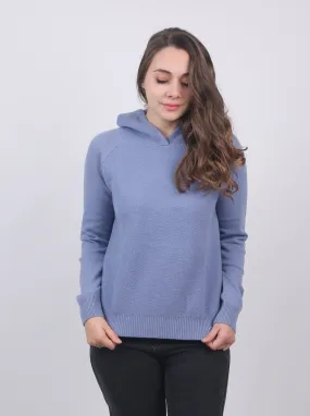 Premium Wool Pullover Jumper - Stay Warm and Stylish | Shopify Knitwear Women Wool Pullover Jumper-Blue Sally