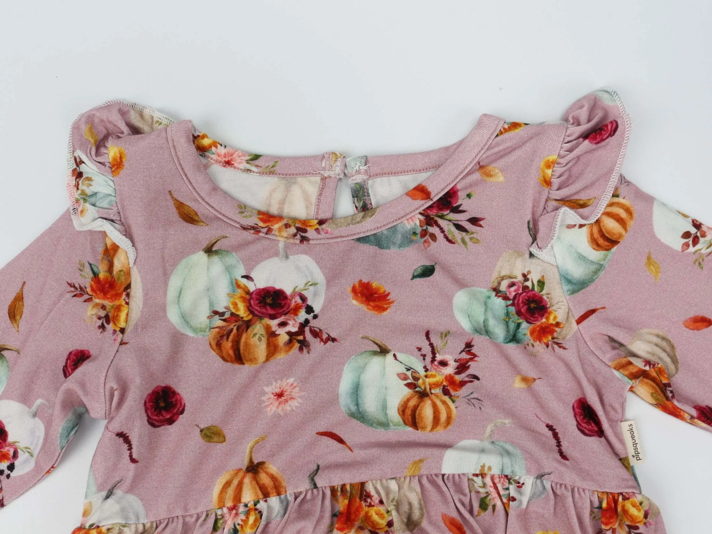 Pretty Gourdgeous Pumpkins Bubble Romper