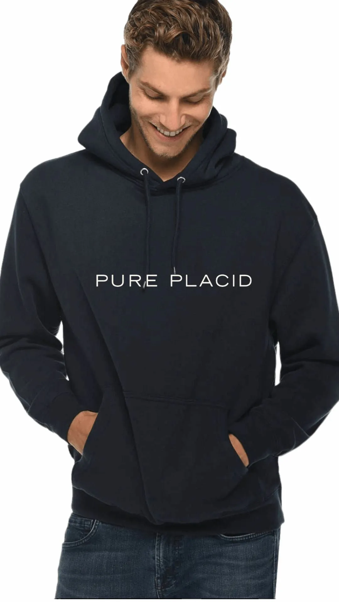 Pure Placid Navy Hoodie