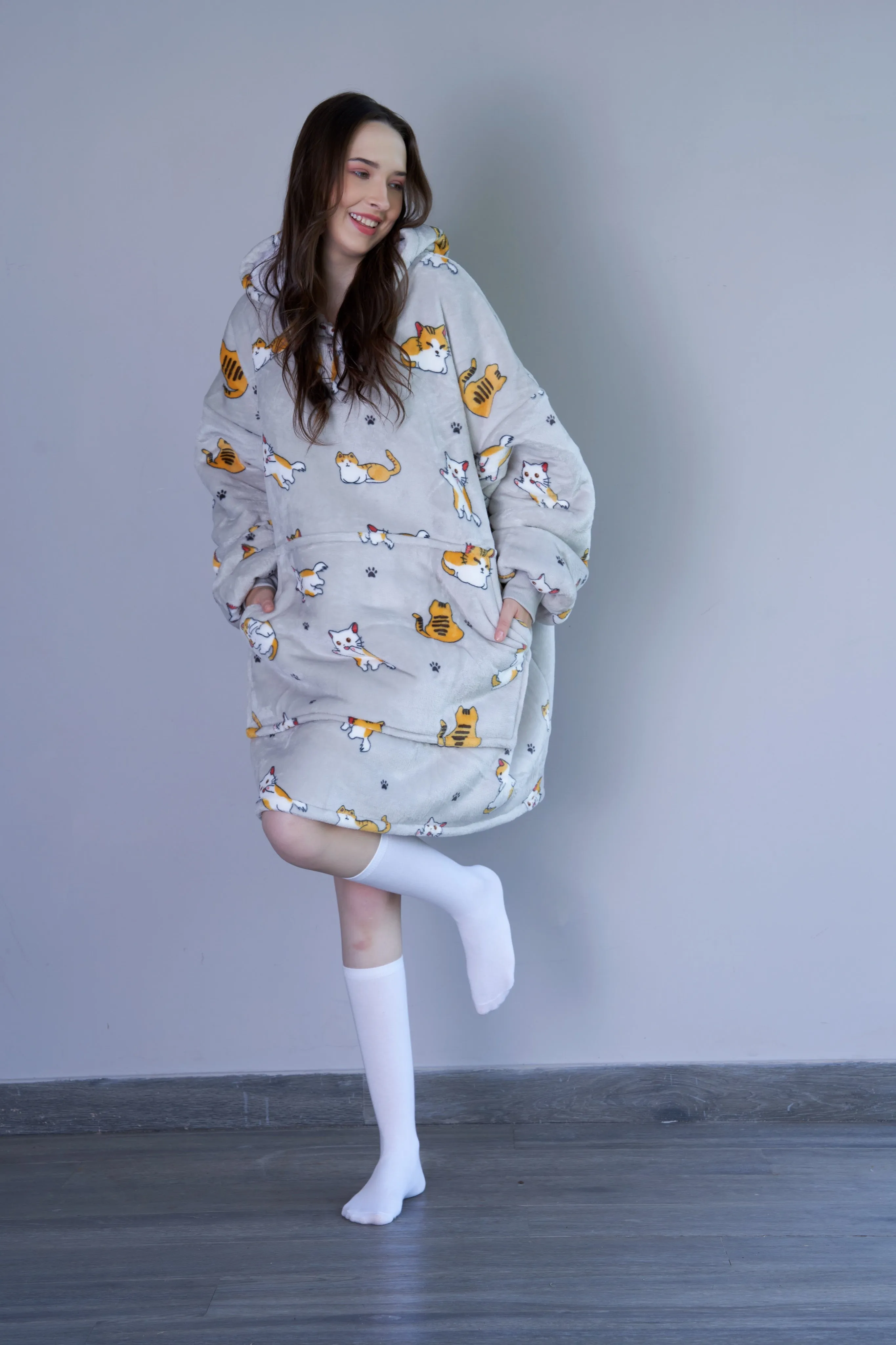 Purrfect Kitty - Hoodie Blanket - Comfy Series