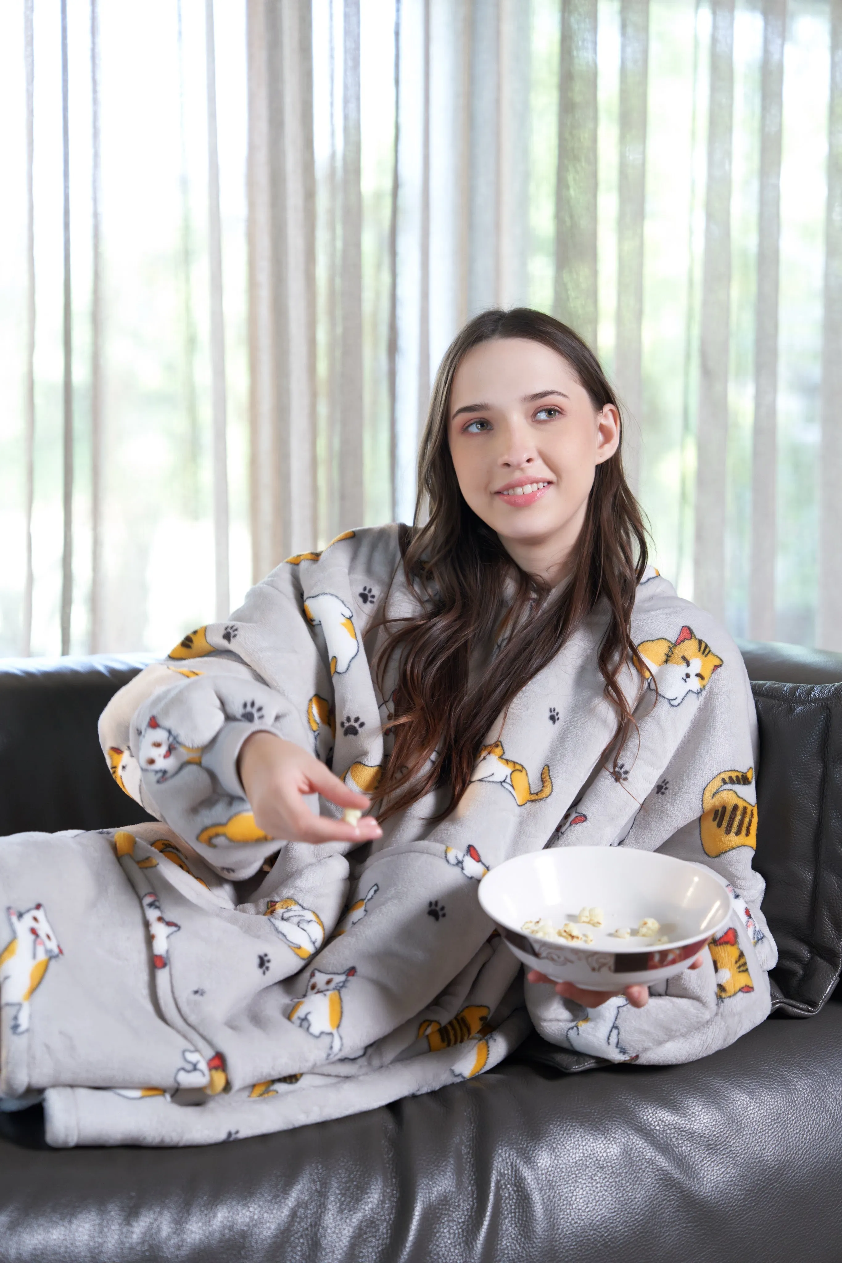 Purrfect Kitty - Hoodie Blanket - Comfy Series