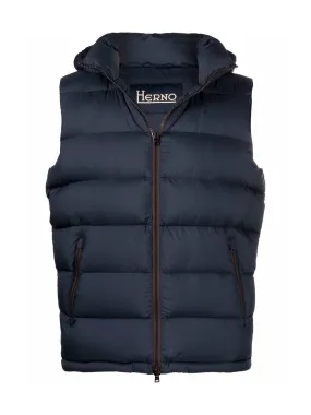 Quilted hooded gilet