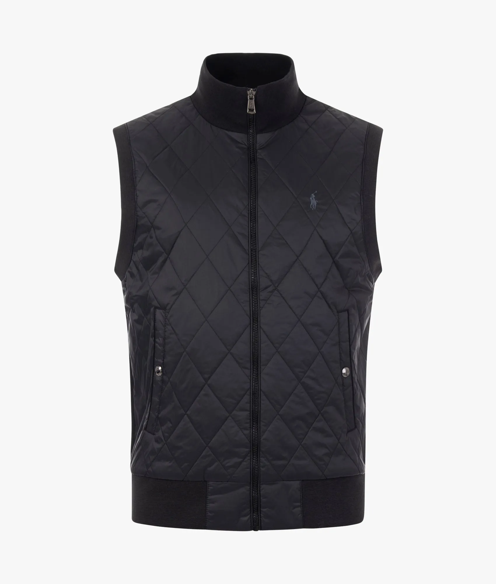 Quilted Hybrid Double Knit Vest