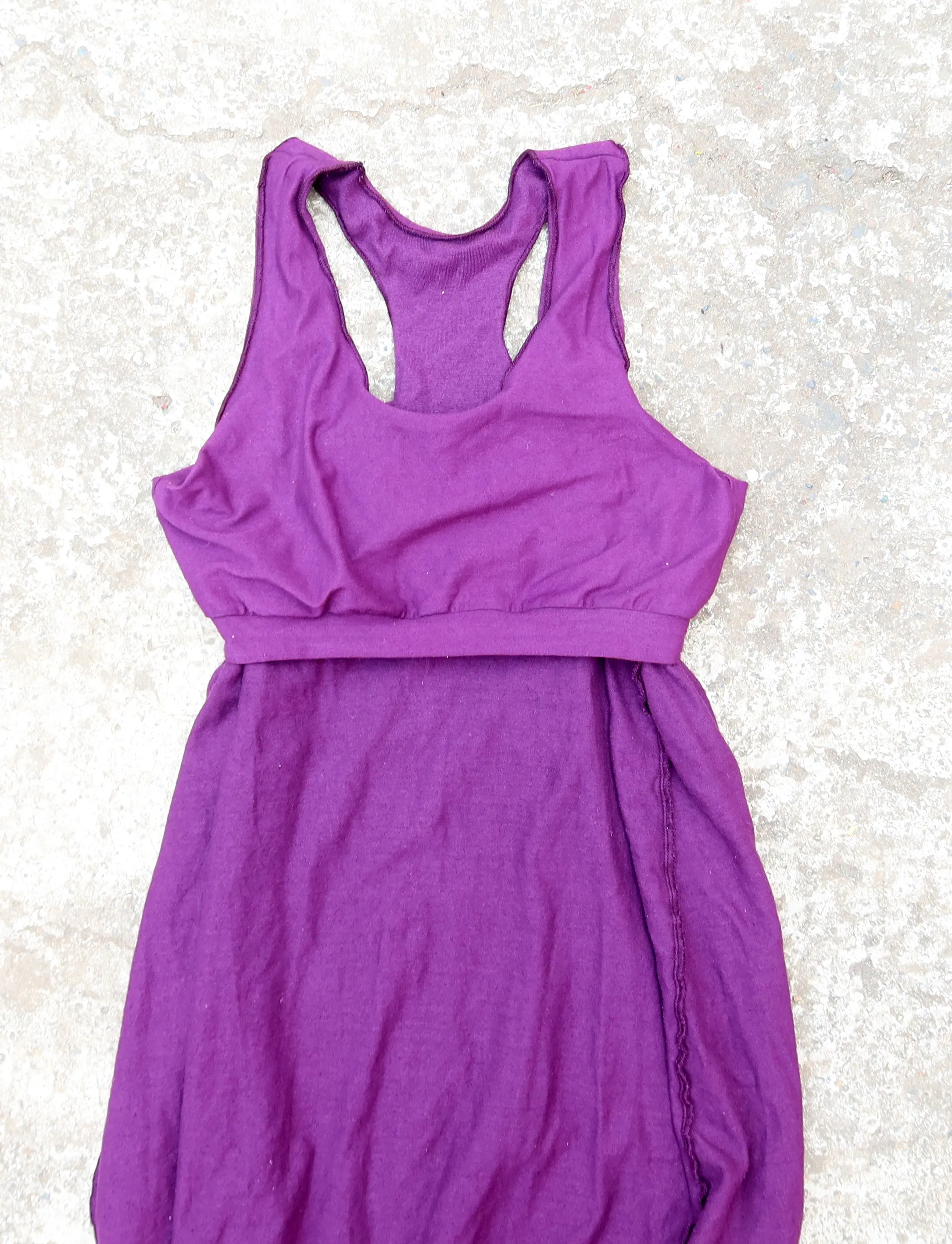 Racerback Built In Bra Tank Ojai Below Knee Dress