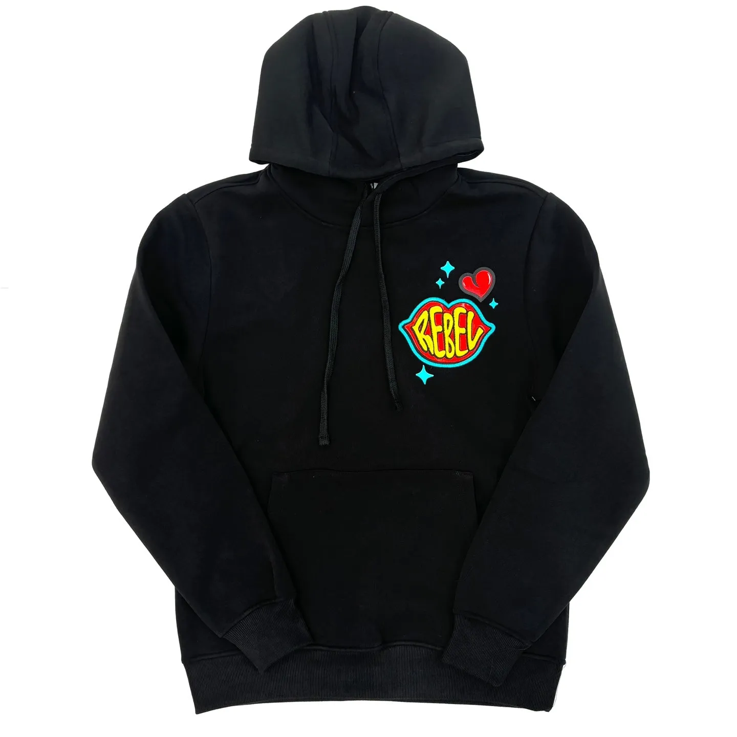 REBEL MINDS Kiss Graphic Hoodie