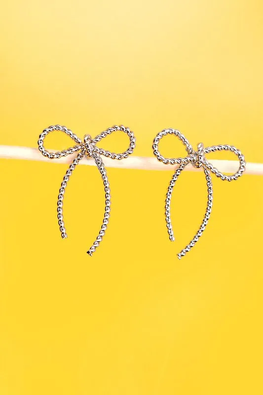 Rope Bow Earrings