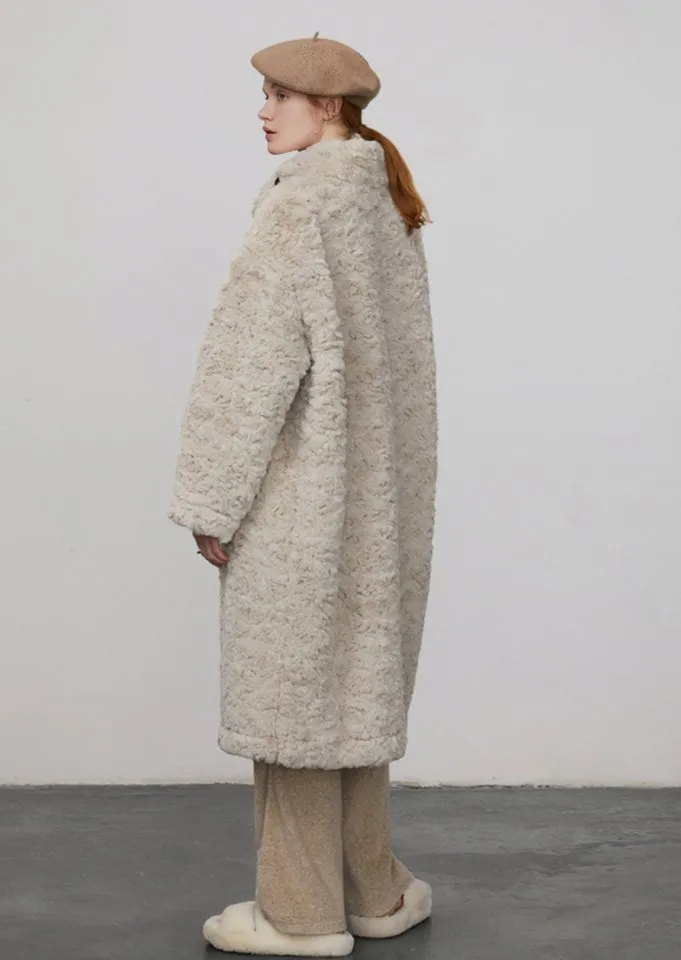 SOFT FUR MEDIUM LENGTH COAT