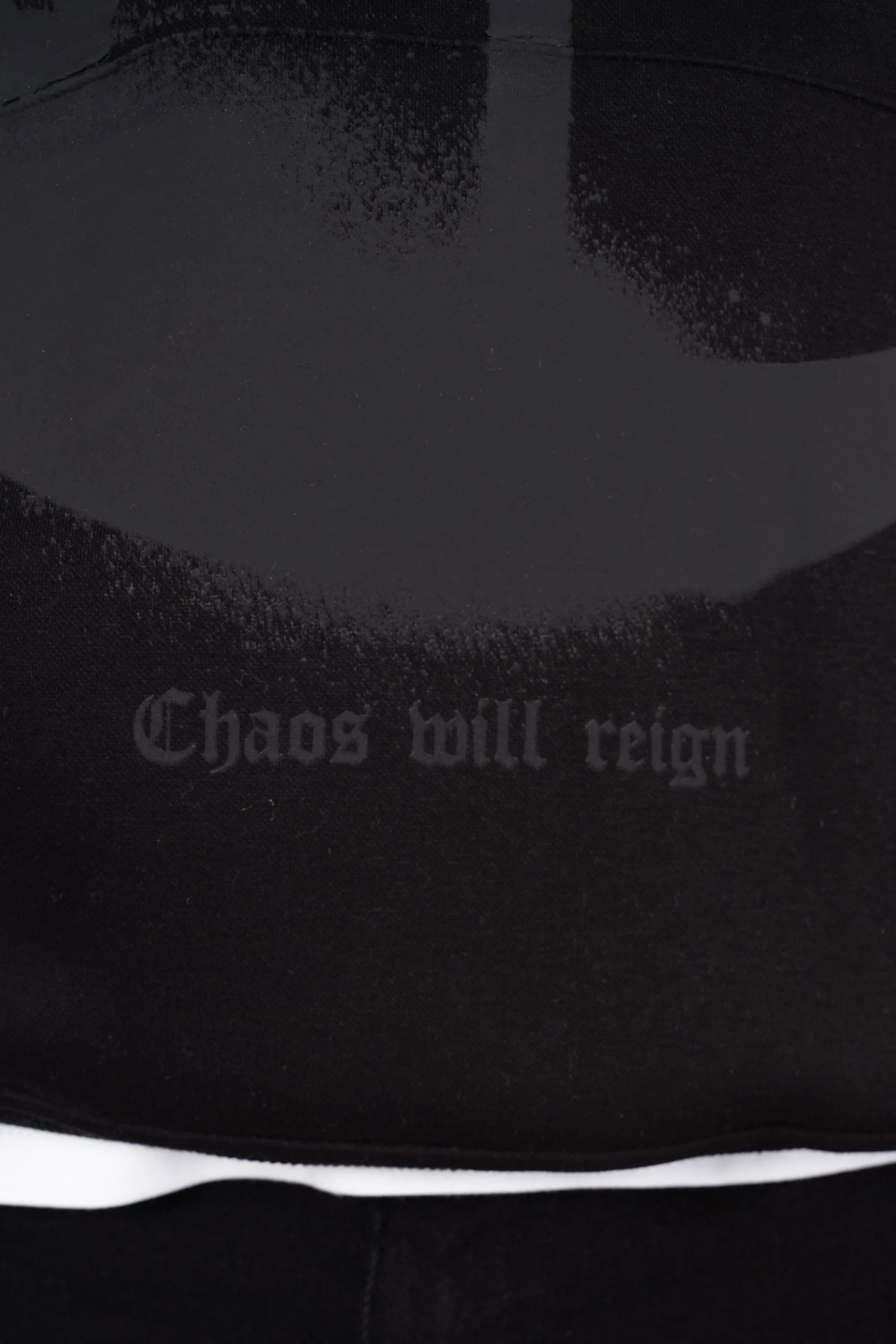 Spray - Chaos Will Reign Oversized Hoodie - Black