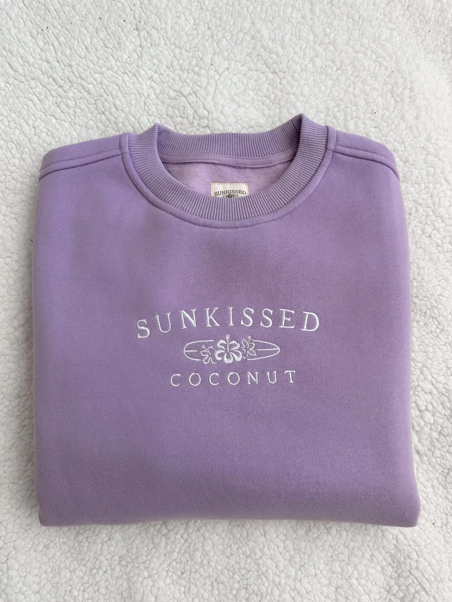 Sunkissedcoconut Embroider Sweatshirt