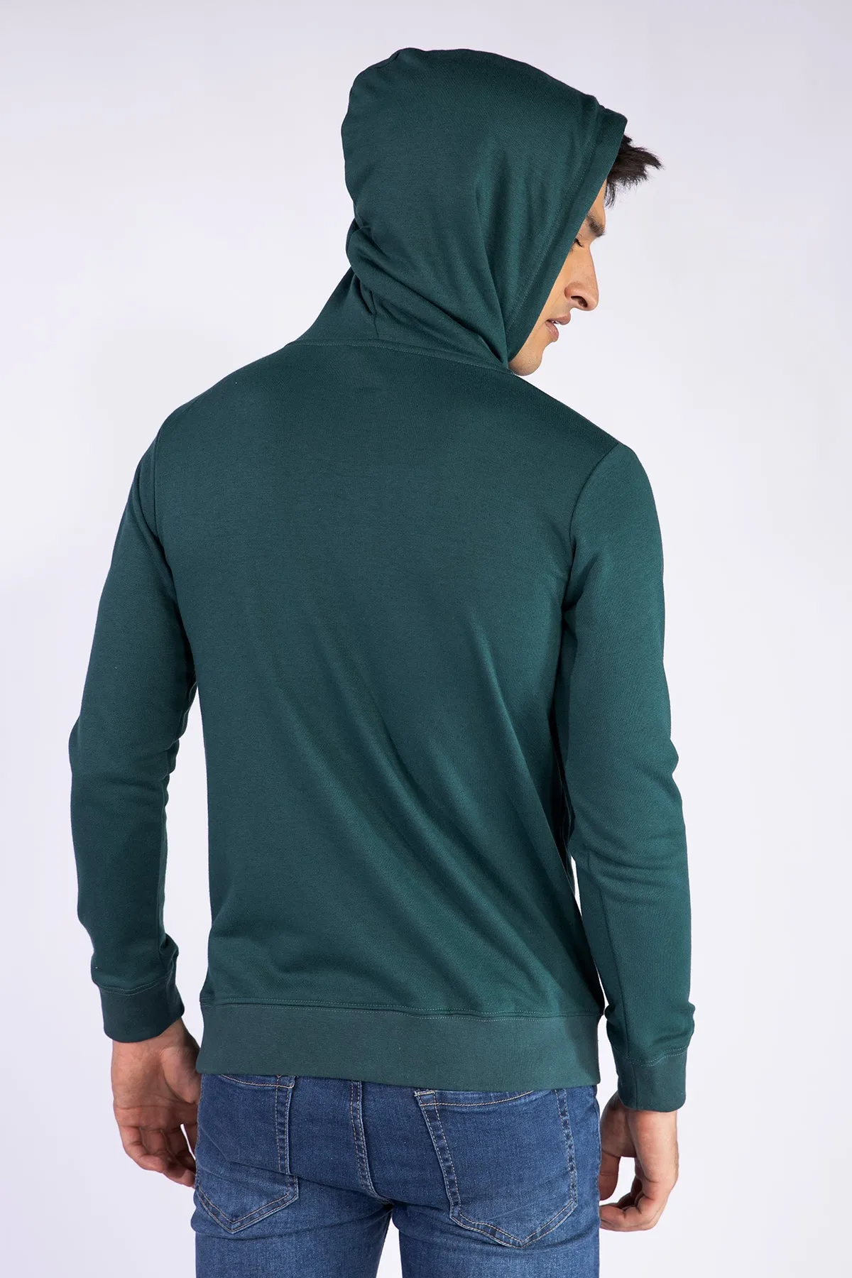 Teal Camo Embroidered Hoodie - W21 - MH0021R