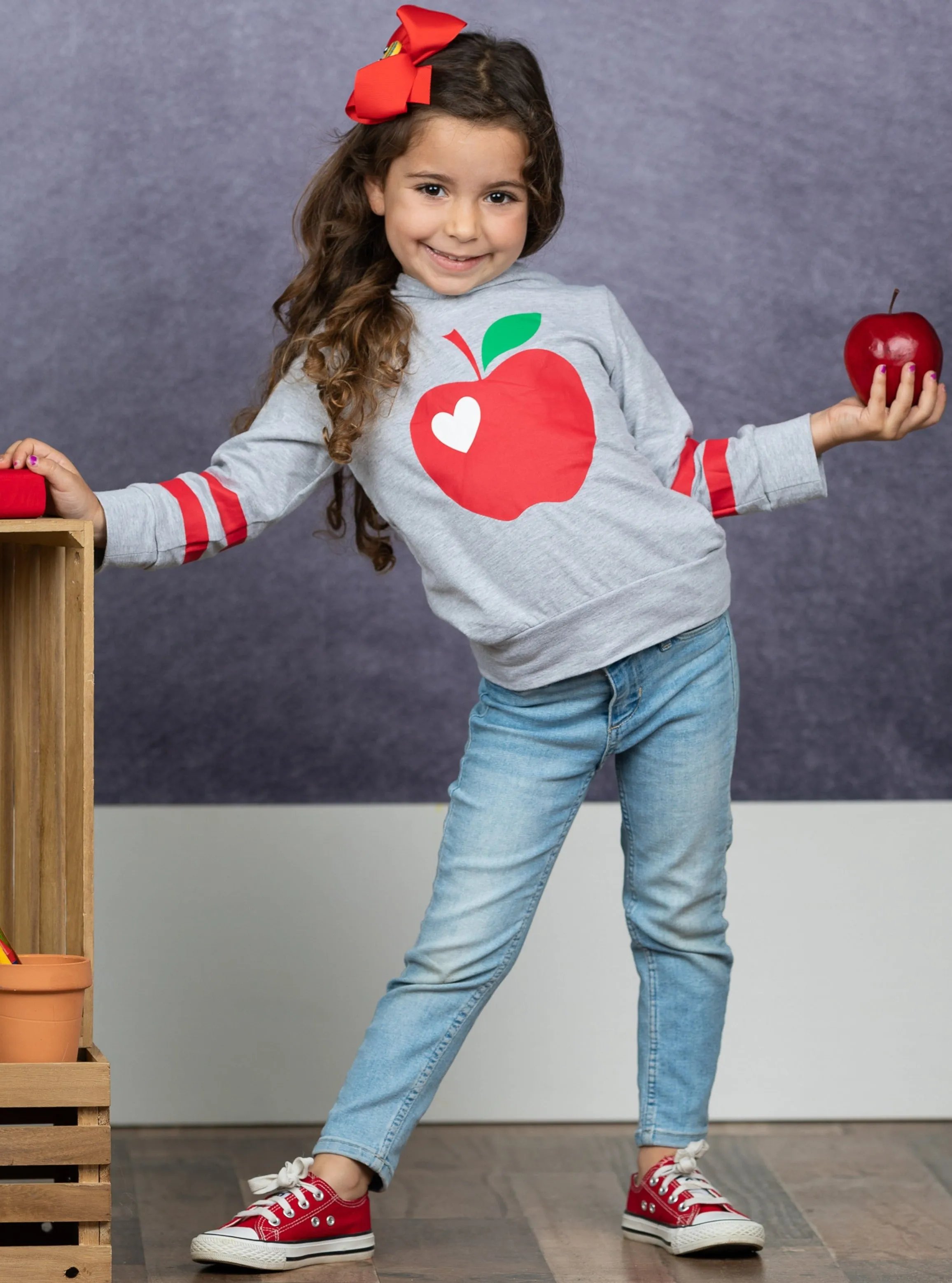 The Cutest Apple Pullover Hoodie