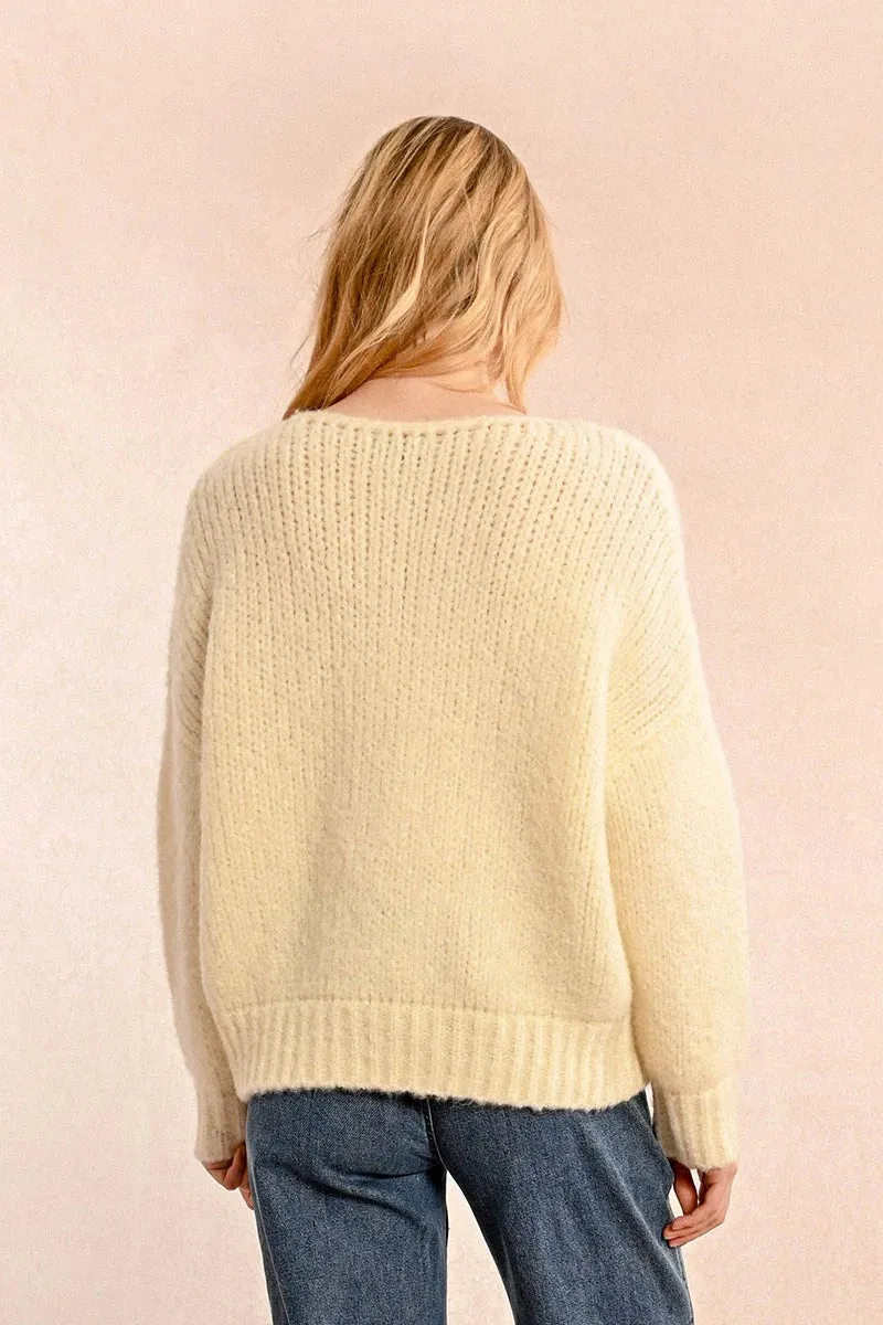 The Kendal Knitted Jumper - Ecru