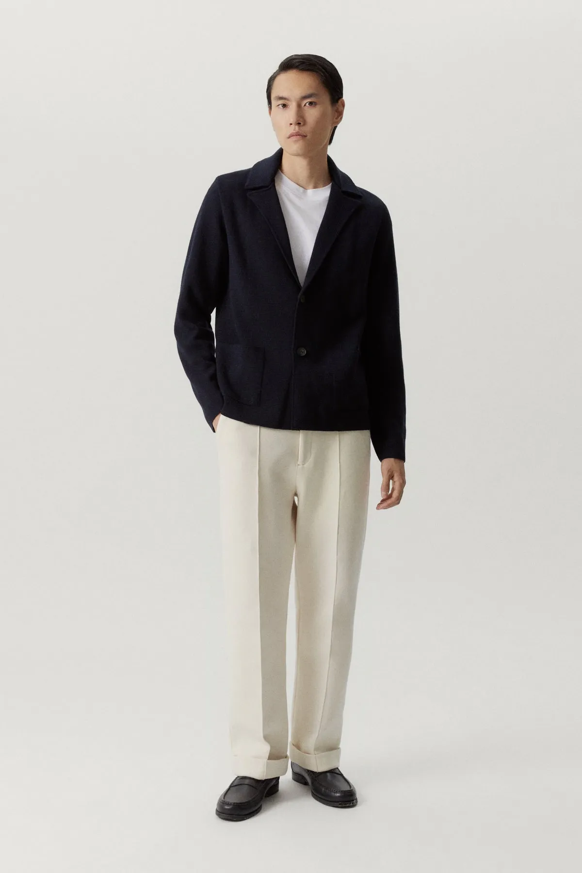 The Merino Wool Knit Blazer