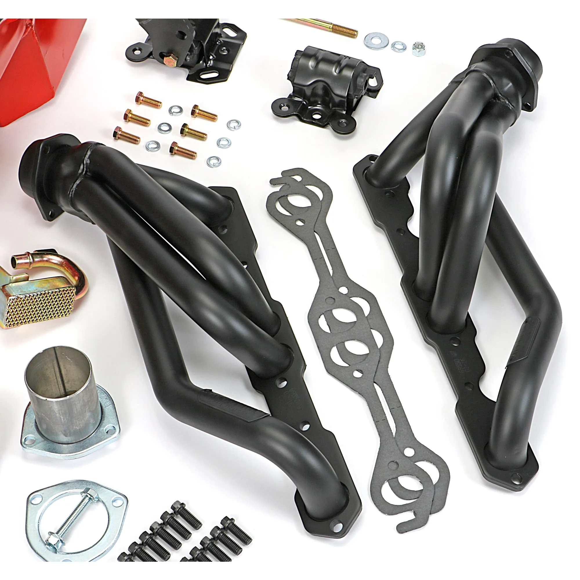 Trans-Dapt Swap" A Box Engine Conversion Kit - Gaskets/Hardware/Headers/Mounts/Oil Pan/Pickup Tube - Auto/Manual Trans - 4WD - Small Block Chevy