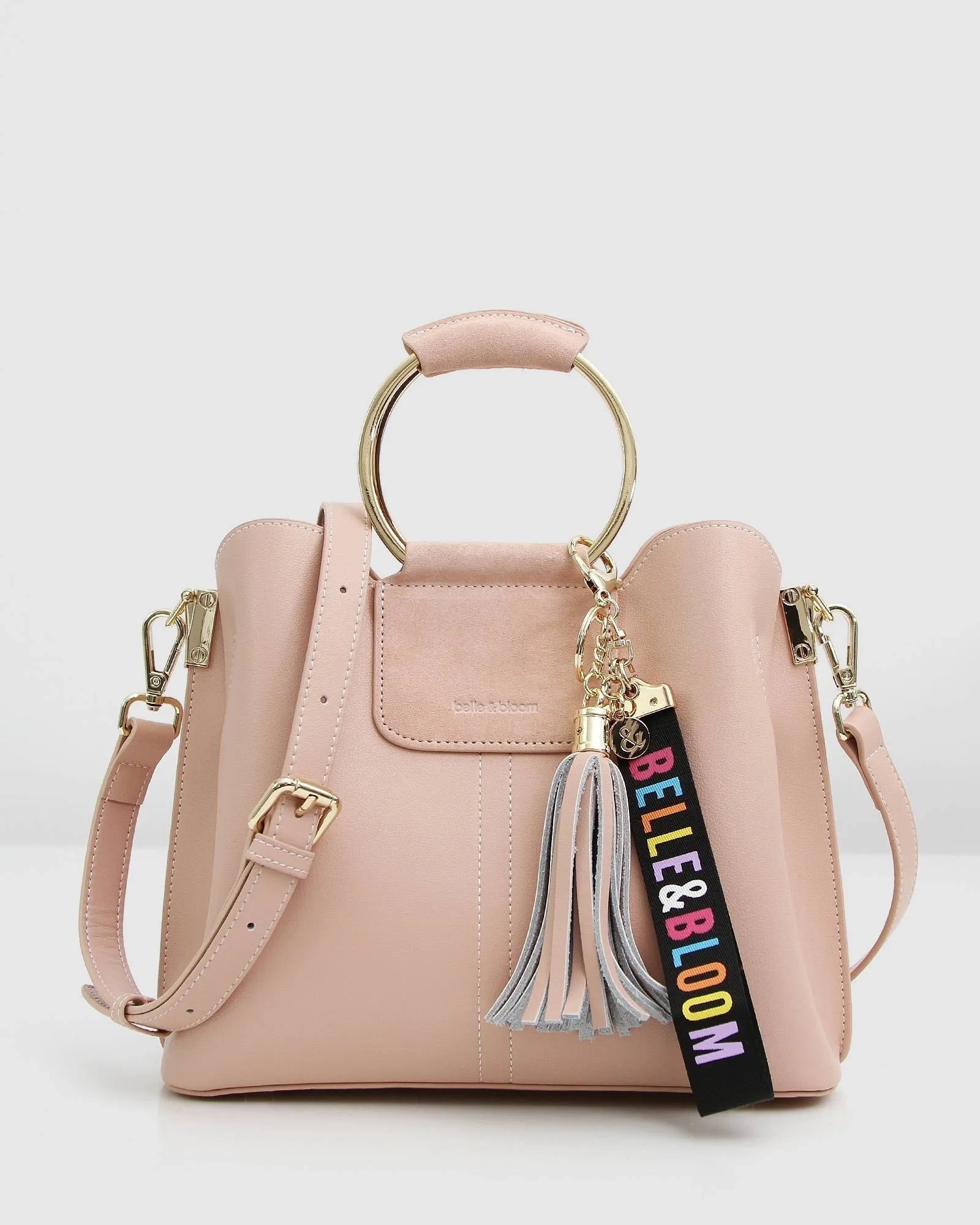 Twilight Leather Cross-Body Bag - Pink