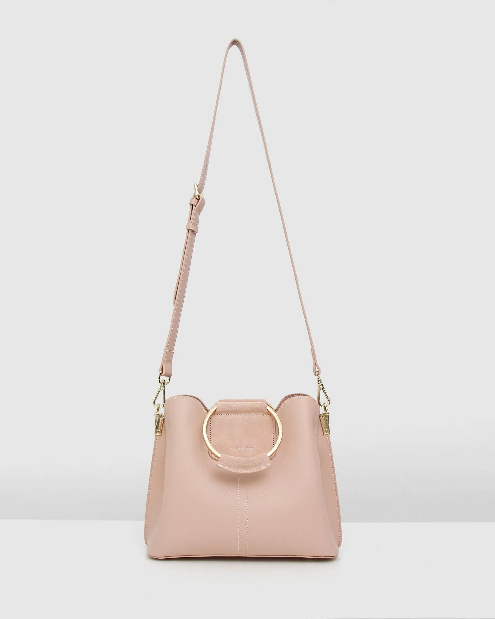 Twilight Leather Cross-Body Bag - Pink