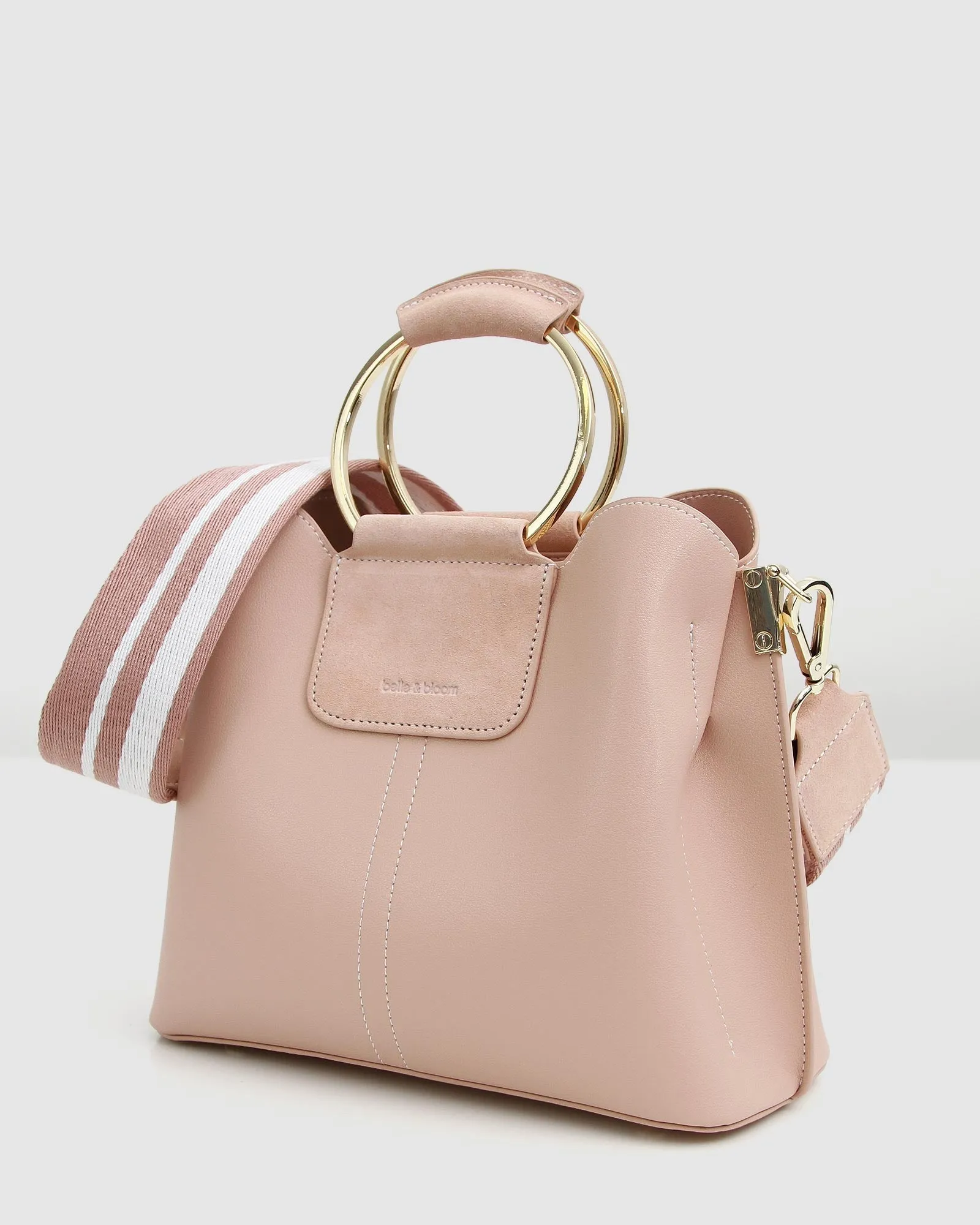 Twilight Leather Cross-Body Bag - Pink