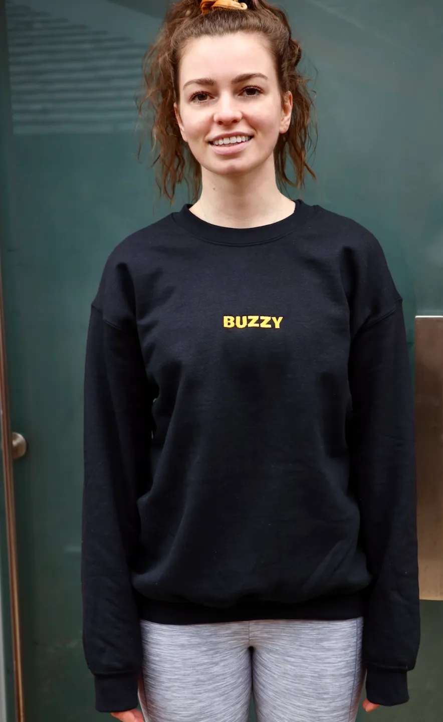 Unisex Black Crewneck Jumper