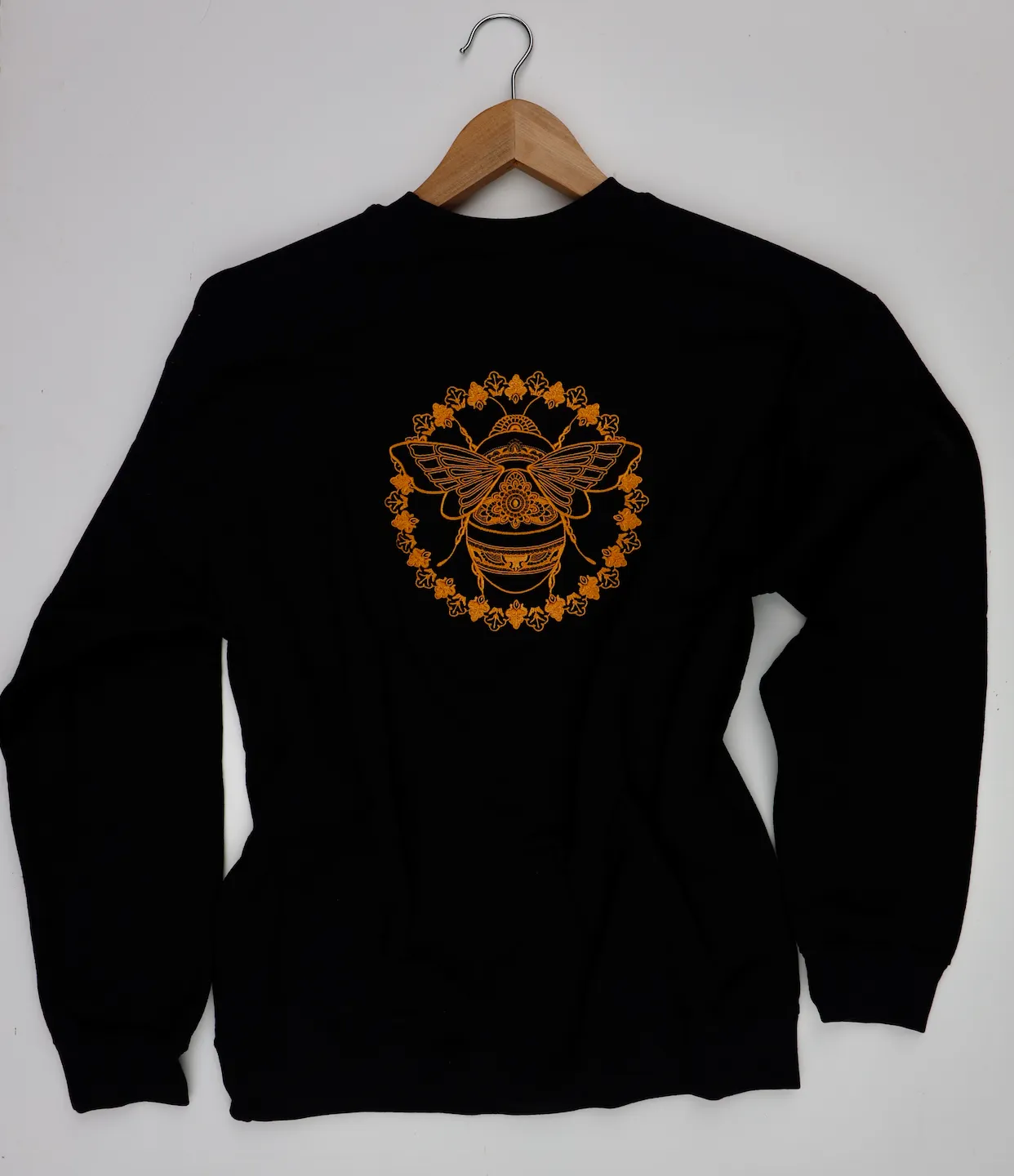 Unisex Black Crewneck Jumper