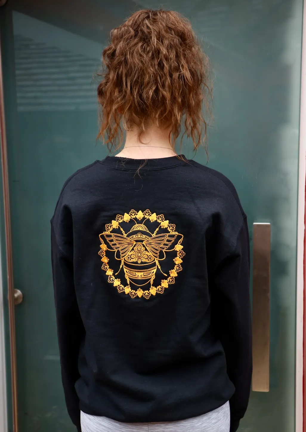 Unisex Black Crewneck Jumper