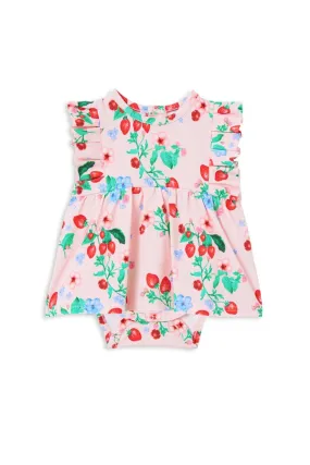 Very Berry Frill Baby Dress