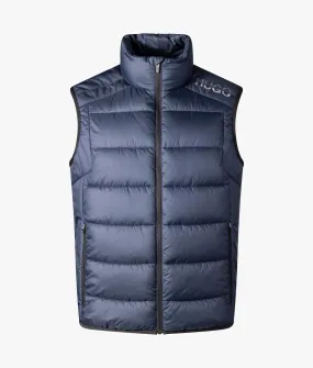 Water Repellent Quilted Gilet with Split Logo