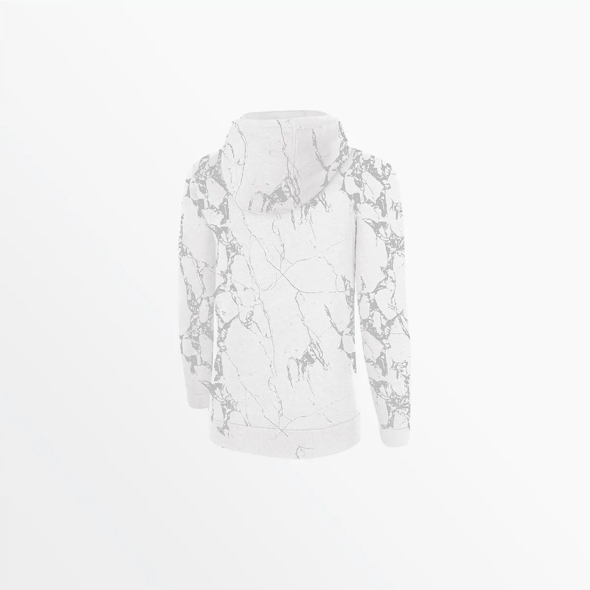 WOMEN'S MARBLE FRENCH TERRY PULLOVER HOODIE