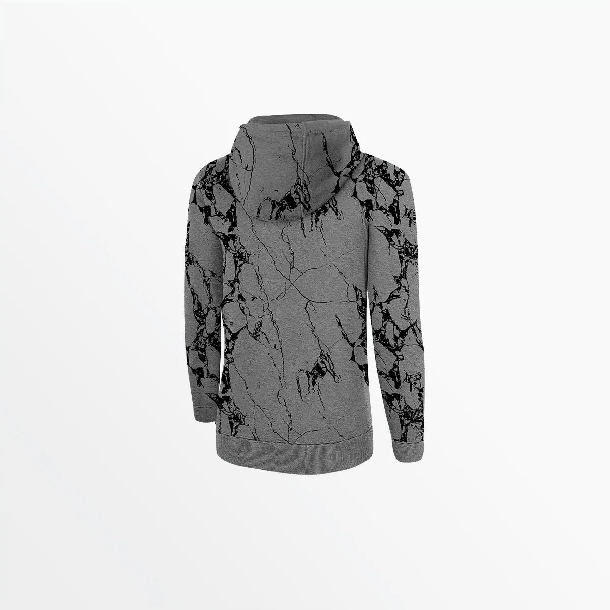 WOMEN'S MARBLE FRENCH TERRY PULLOVER HOODIE