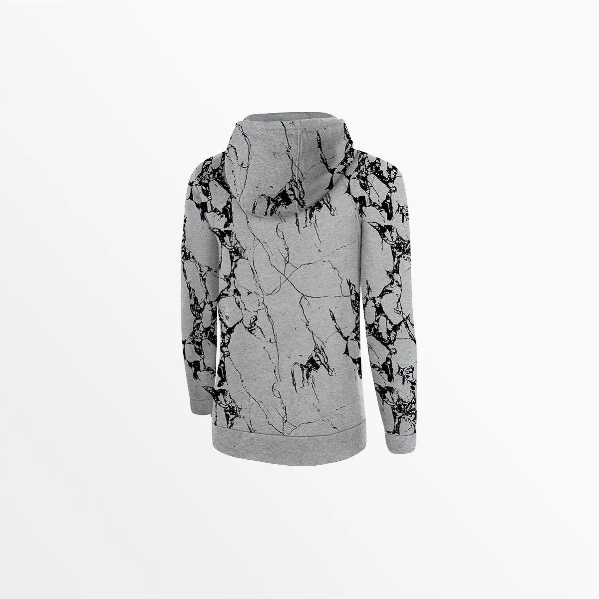 WOMEN'S MARBLE FRENCH TERRY PULLOVER HOODIE