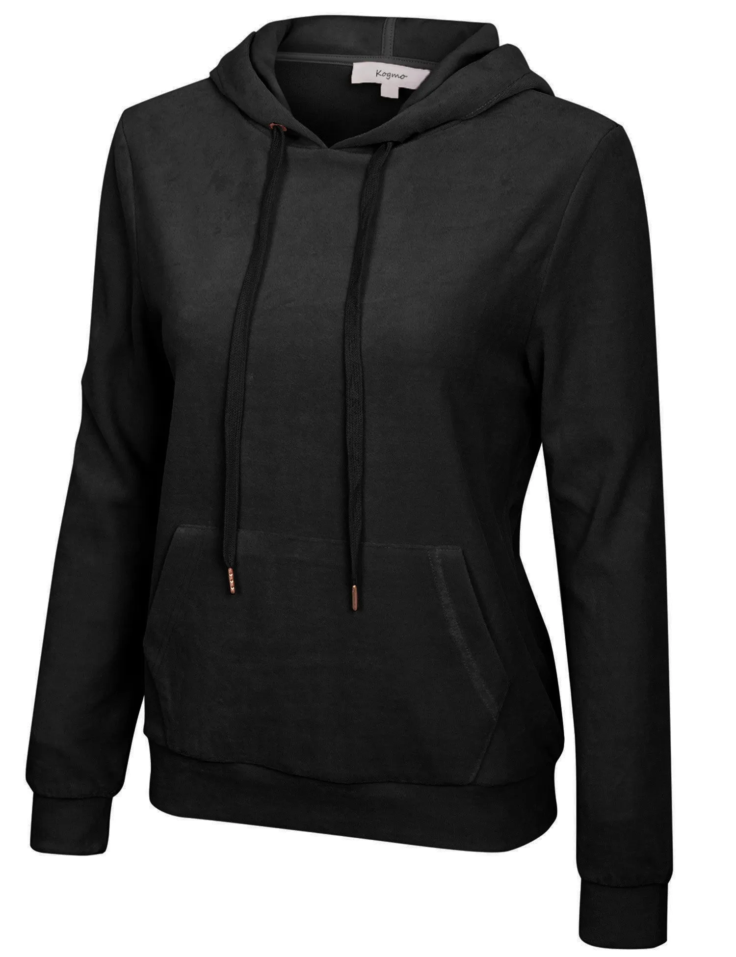 Women's Velvet Hoodie Pullover Sweater