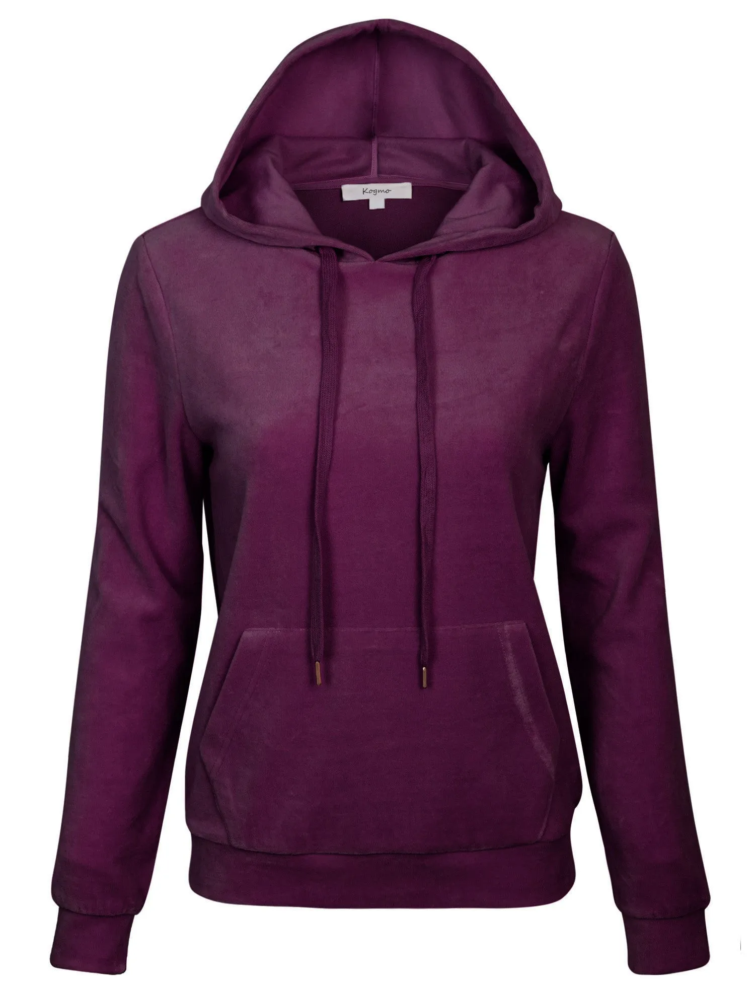 Women's Velvet Hoodie Pullover Sweater