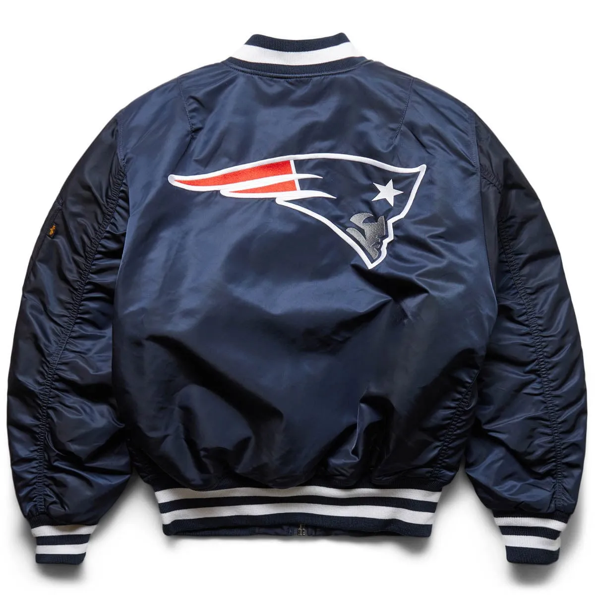 X ALPHA INDUSTRIES NEW ENGLAND PATRIOTS BOMBER JACKET