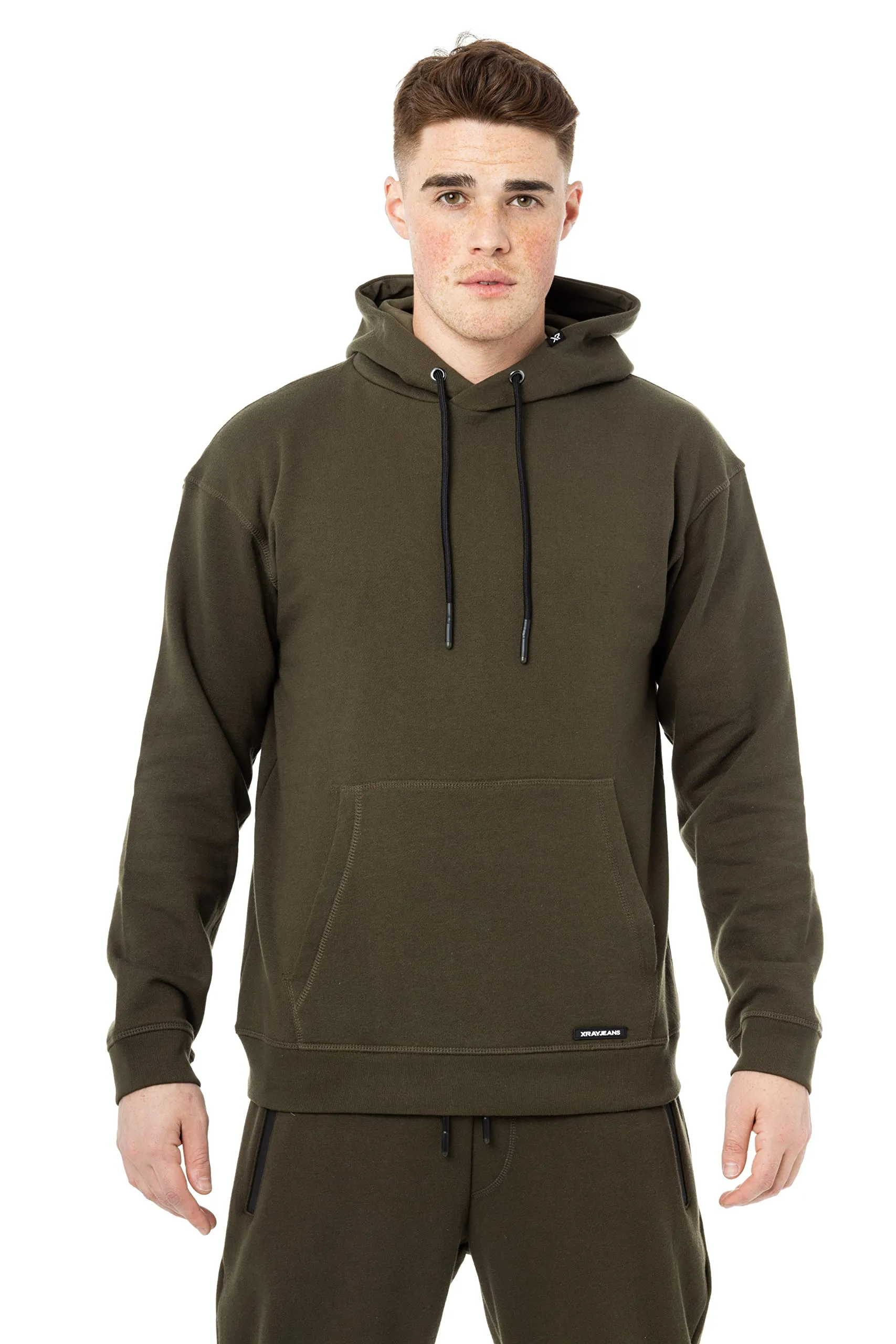 X RAY Men's Fleece Active Classic Pullover Hoodie