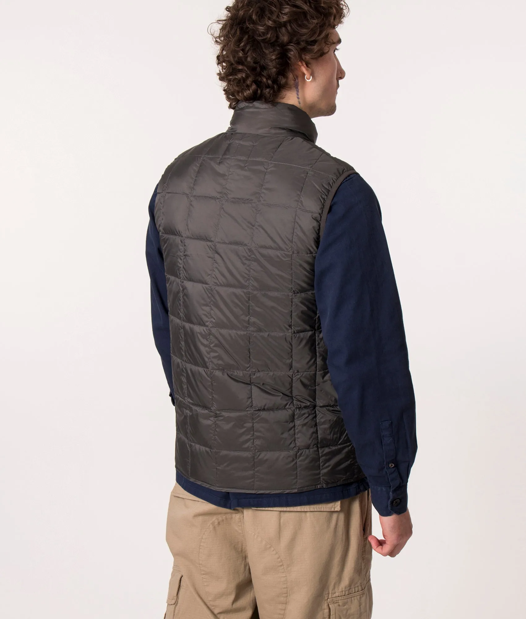 Zip Through Hi Neck Gilet